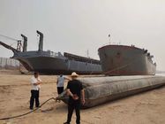 Salvamento negro Marine Rubber Ship Launching Airbags