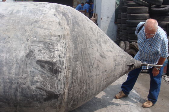 Bolsa de aire de caucho flotante de elevación antienvejecimiento duradera 1.8*20 M 10 capas