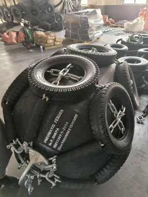 Fener de goma neumático para buques y instalaciones terrestres