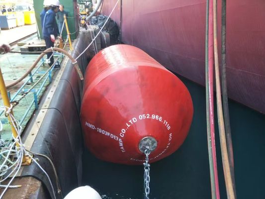 Defensa de espuma rellena para buques marinos