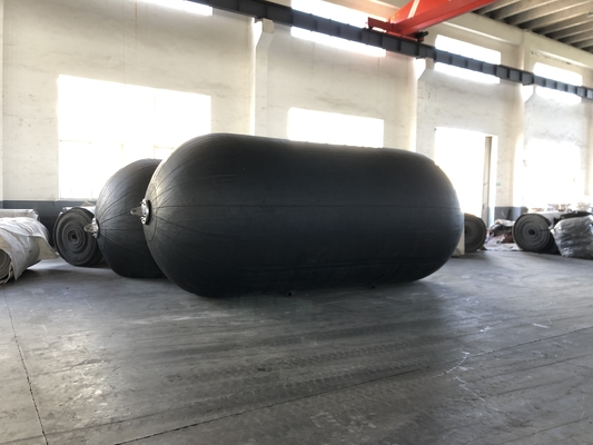 Defensa de goma hidroneumática flotante