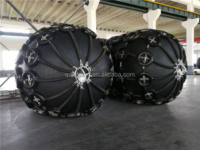 1.2 M*2 M Palanques flotantes de caucho neumático de muelle y puerto