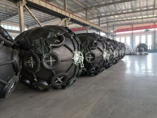 Fener de goma neumático para buques y instalaciones terrestres
