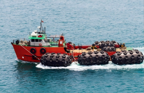 Guardabarros marino de goma de nylon nylon flotante